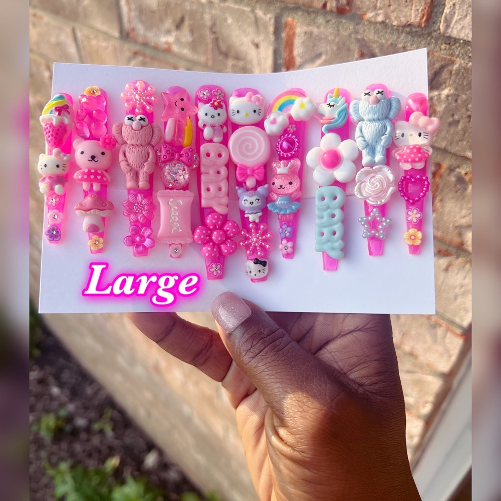 3in 3D Kawaii Nails
